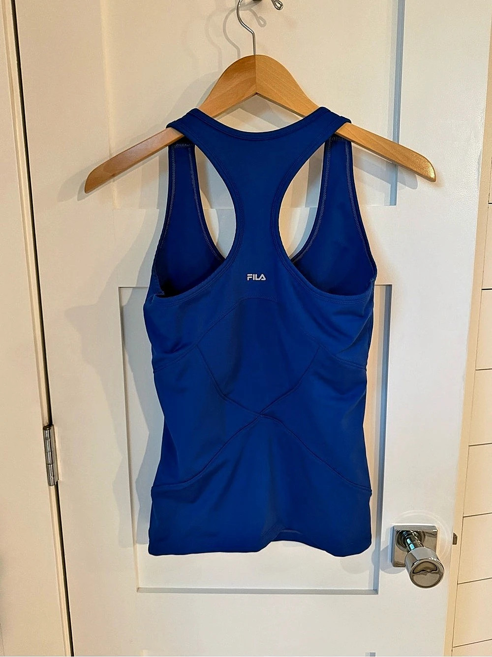 FILA Royal Blue Racerback Performance Athletic Tank Top Size M